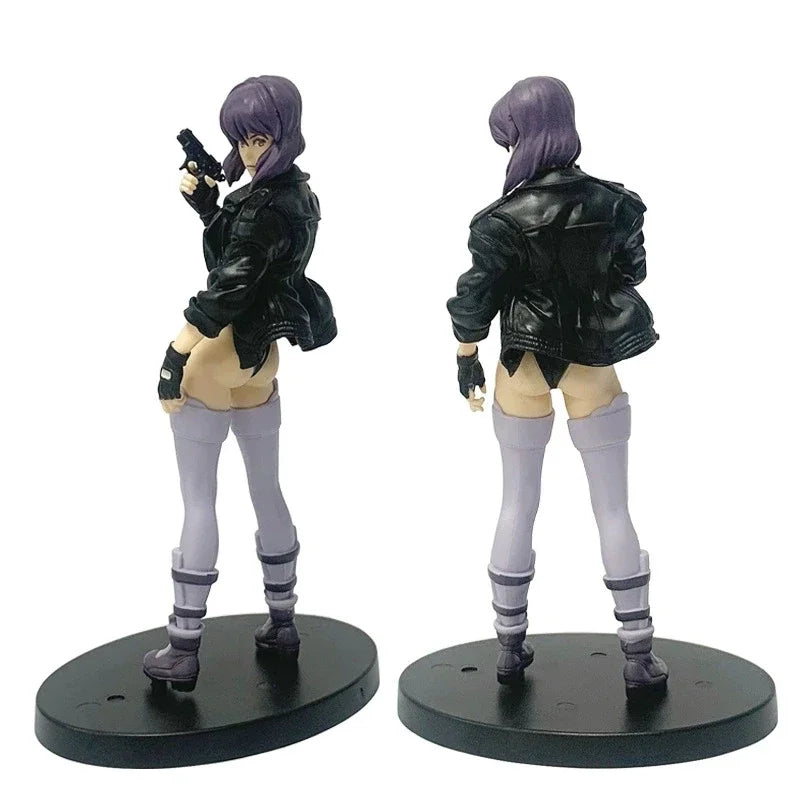 In stock 18cm Anime S.A.C  Action Figure Motoko Kusanagi Figure Model Ornament Room PVC Collectible Model Doll Toys Boys Gifts
