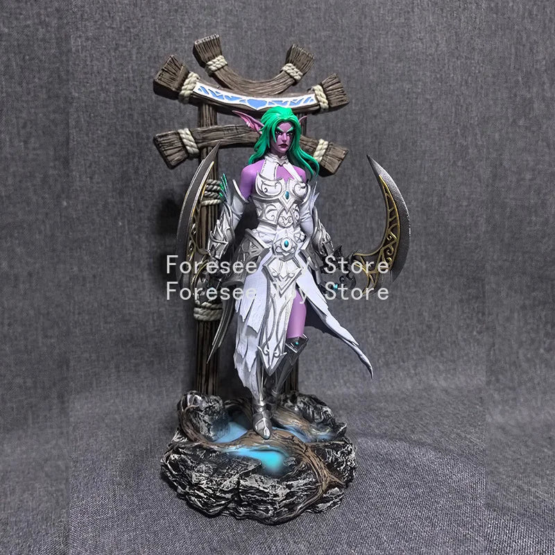 25-27cm World of Warcraft Varian Jaina Guldan Tyrande Arthas Varok Anime Figures Desktop Ornament Decoration Best Gifts for Boys