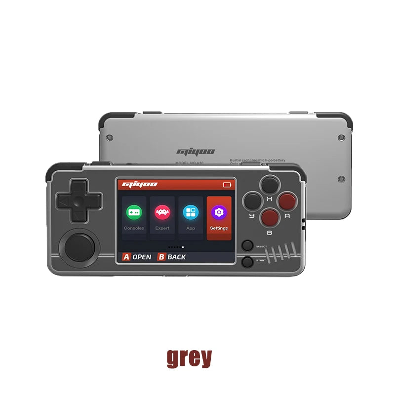 MIYOO Mimi A30 Portable Retro Handheld Game 2.8'' IPS Screen Wifi Open Source Linux System Supports Multiple Emulators Kids Gift