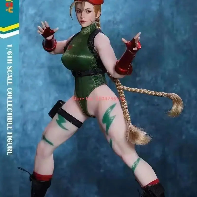 Playtoy 1/6 Scalep020a P020b Female Soldier Agent Cammy Game Series Action Figure 12-Inch Fighting Master Collectible Model Toy