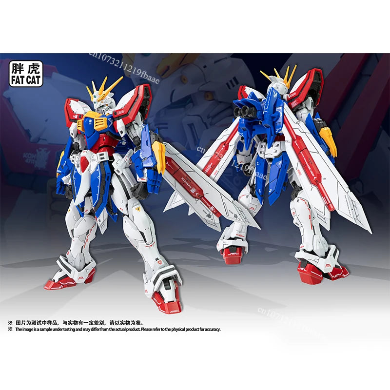 FAT CAT Modell GOD GF13-017NJ II RG 1/100 Bausatz Burning Toys Anime Actionfigur Roboter Geschenke Ausbrechender Brennender Finger