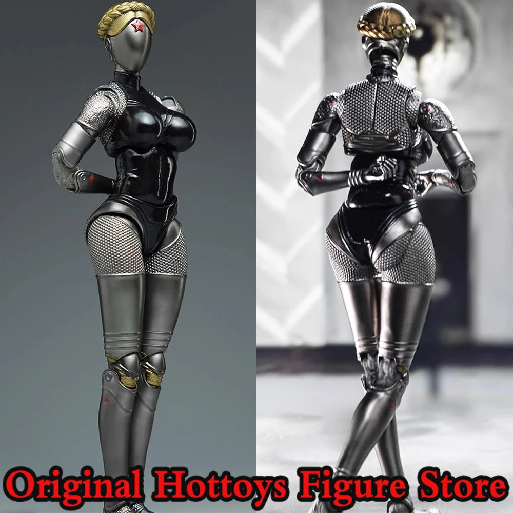 In Stock Wikeetoys WKT002 1/12 Scale Female Soldier Atomic Twinnies Robot Full Set 6-inches Action Figure Model Doll Gifts