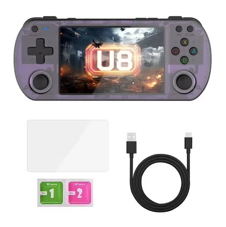 U8 retro video game console Linux system IPS screen 4.0-inch handheld portable pocket video game player 64GB boy's game PSP GBA