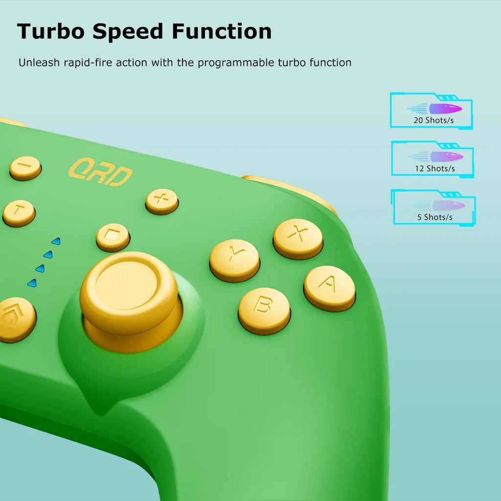 QRD Junior E5 Mini Wireless Controller For Switch/OLED/Lite PC IOS Android Portable Children's Gamepads Spare Joystick Switch 2