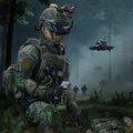 New 1 /6 Scale Action Figure  Paratrooper Special Forces with Military Dog Collectible Model Display Decoration Collector's Item