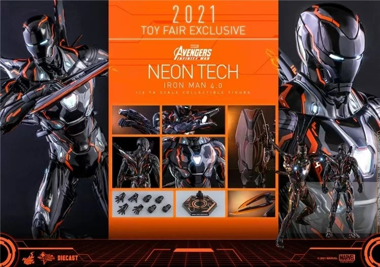 【MT】Hot Toys MMS597D39 Marvel Iron Man MK50 Chuangba Lightspeed Orange 4.0 1/6 Collection of Doll Model Toys