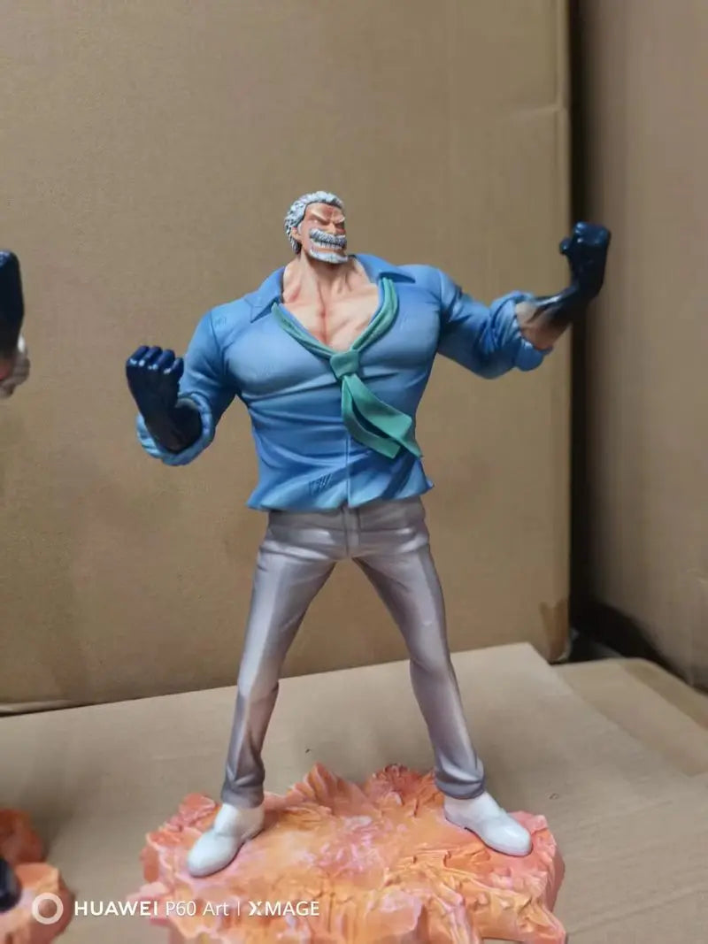 One Piece Anime Statue MONKEY D GARP 30cm Hero Garp Desktop Decoration Hand Made Anime Peripheral Pvc Model Toy Gift