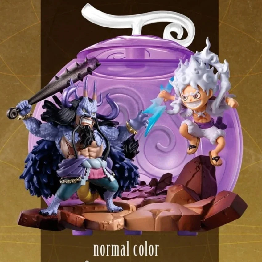 Bandai One Piece Teufelsfrucht Gashapon Monkey D.Luffy vs. Kaidou Anime-Figur Action-Sammelfigur Normale Spezialversion