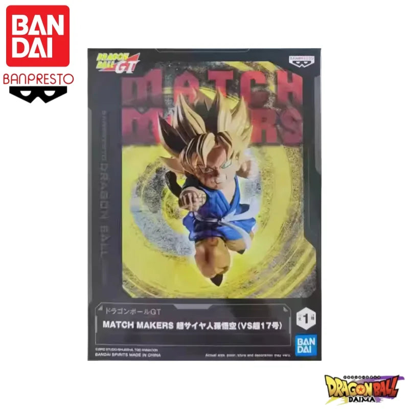 In Stock Original Bandai Banpresto Dragon Ball Son Goku Gogeta Model Toys Action Figure Garage Statue Collectible Ornaments