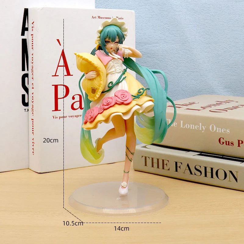 1 брой аниме Хацуне Мику екшън фигурка модел подаръци колекционерски фигурки за деца 18-21 см