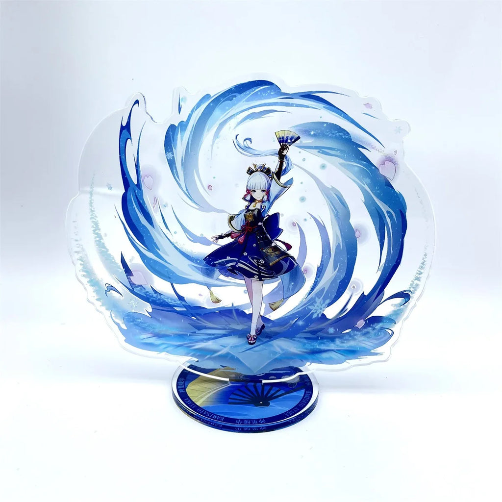 Anime Figur Genshin Impact Furina Arlecchino Xiao Yae Miko Yelan Acryl Stand Modell Platte Schreibtisch Dekor Stehende Zeichen Fans Geschenk