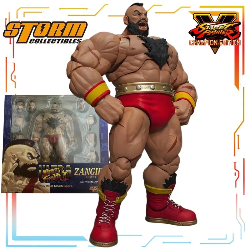 Brand New Spot Goods STORM COLLECTIBLES Original Street Fighter Movable Series ALEX Anime Figure Model Toys Model Gifts for Boys