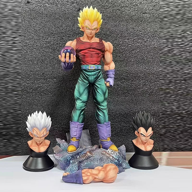 In Stock Dragon Ball Anime Figure Super Saiyan Gt Vegeta Handmade Action Figures Goku Pvc Statue Collection Model Toys Gifts