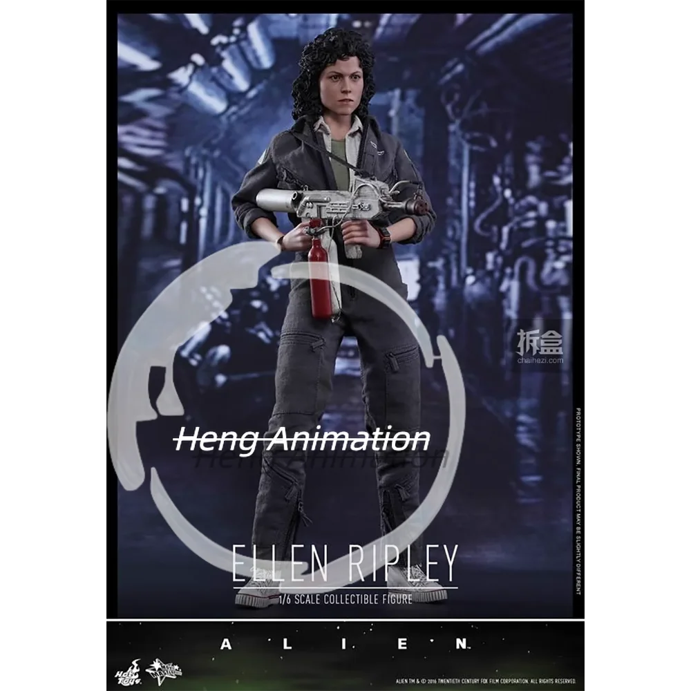 Original HotToys 1/6 MMS366 Xenomorph Ellen Ripley Action Figure Model Toys 12 inch Collection Scene Decoration Gift