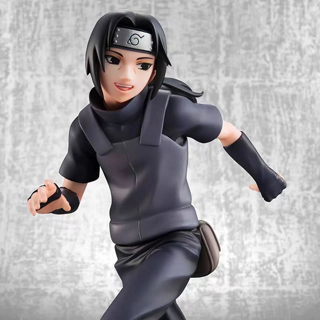 18cm Naruto Shippuden Anime Figurine Itachi Uchiha Sasuke Cartoon Action Figures Statue Model Ornament Toys Gift