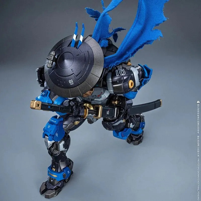 【IN STOCK】JOYTOY HEATBOYS LEONARDO 40 anniversary edition mechanical turtle series finished alloy product model 1/100 anime toys