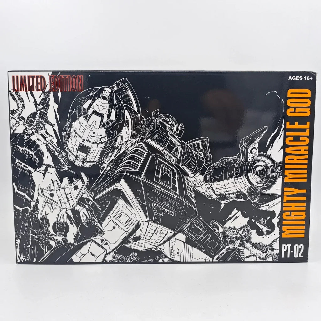 [In Stock] PANGU Transformation PT-02M PT02M MIGHTY MIRACLE God Scale Down 26cm Defensive Fortress Base Action Figure
