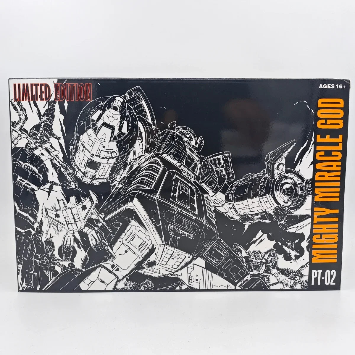 [In Stock] PANGU Transformation PT-02M PT02M MIGHTY MIRACLE God Scale Down 26cm Defensive Fortress Base Action Figure