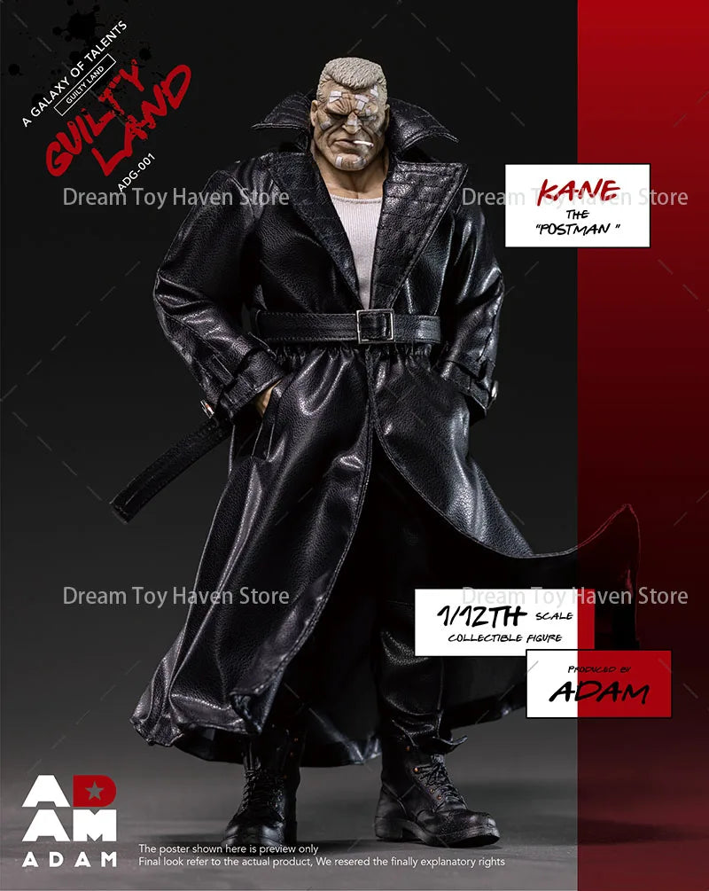 MUFF ADAM ADG-001 1/12 Scale Men Soldier City Of Evil Postman Kane Full Set 6Inch Action Figure Model Toys Collectible