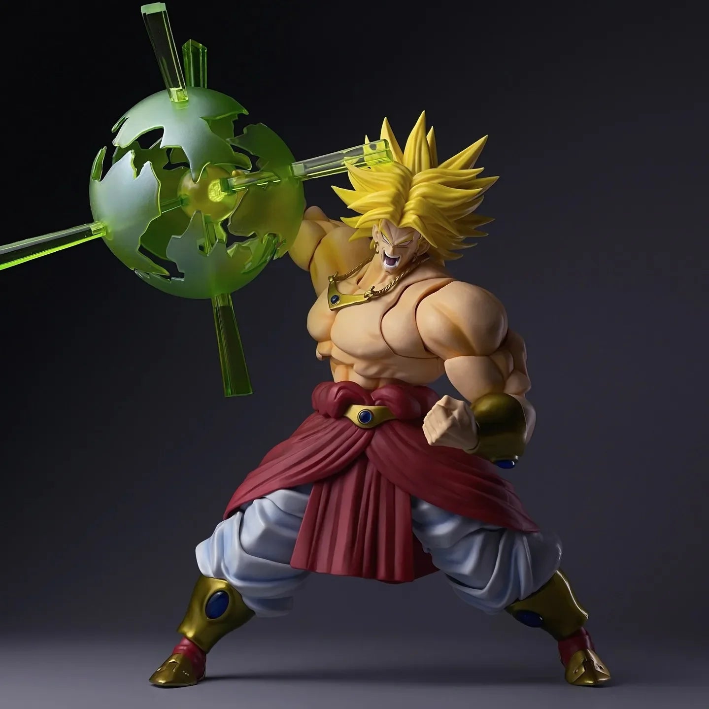 ZT Studio Figure Dragon Ball SSJ3 Broly Figurine SHF Large Special Effects Accessories Kit Action Figure Collectible Model Toy