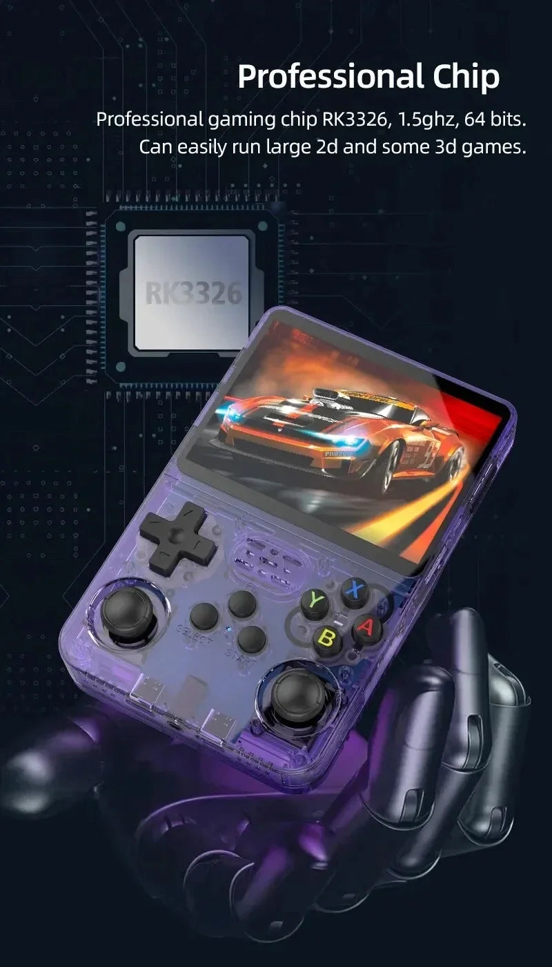 R36S Retro Handheld-Videospielkonsole Linux-System 3,5 Zoll IPS-Bildschirm