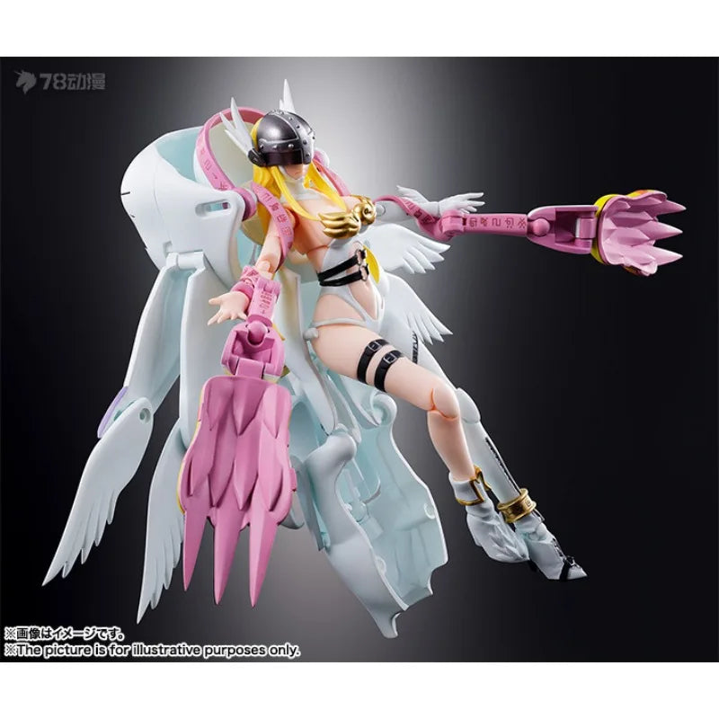 BANDAI Genuine Super Evolution Soul Series Digital Tyrannosaurus Series Angewomon Collection of Transformable Toy Models Gift