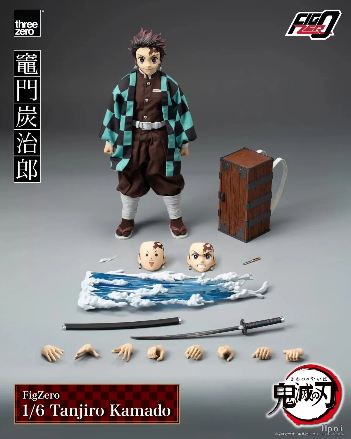 【MT】Original Threezero FigZero Blade of Demon Destruction Kamado Tanjirou 1/6 Action Figure Model Collection