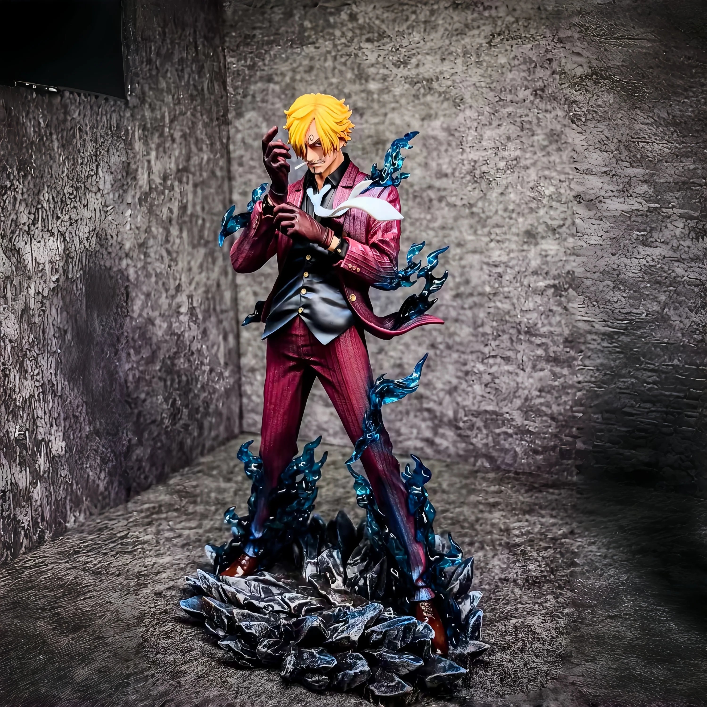 In Stock One Piece Straw Hat Pirates Pvc Figures Luffy Zoro Nami Usopp Robin Sanji Statue Desktop Decoration Gift