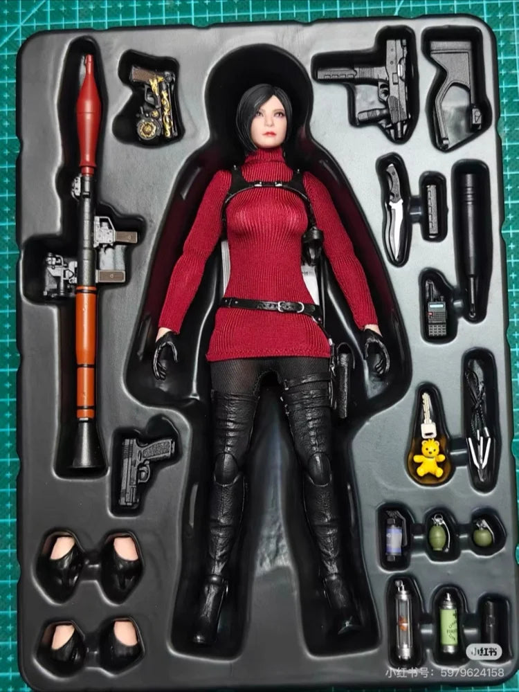 Genuine In Stock Brotoys Female Spy Ada Wang Lr011 Eye Moving Cloth Dress 1/12  Doll Action Figure Collection Birthday Gift Toy