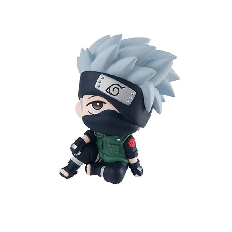 Kakashi Action Figure Q Naruto Anime Figure Toy Version Kawaii Sasuke Itachi Figurine Car Decoration Collection Model Toys