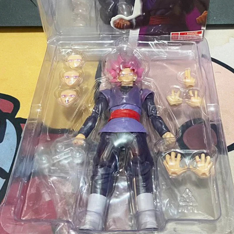 In Stock Dragon Ball Super Saiyan God Son Goku Figure Shf Goku Black Anime Action Figures PVC Collection Model Toys Gift