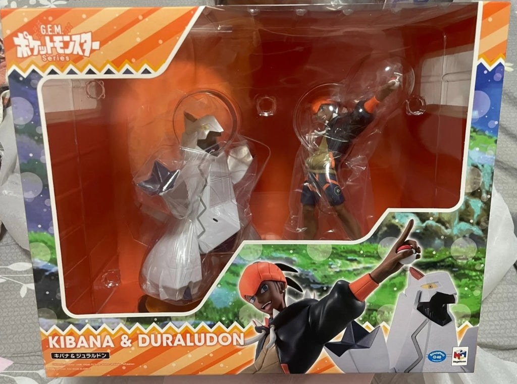 Hot Sale Original MegaHouse G.E.M.Series Pocket Monsters KIBANA & DURALUDON 17.5CM Limited Edition Toys Model Statue Ornaments