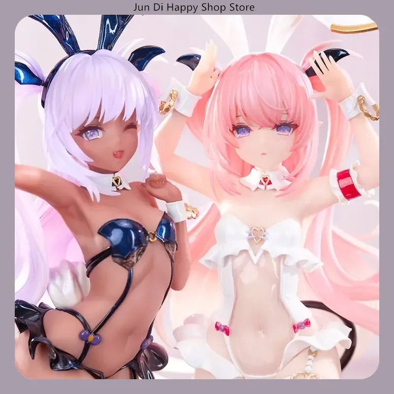 Bear Panda 1/6 Scale Lulum & Kuromu Bunny Girl Double Set - Mao Yu Milk Anime Action Figure, Collection Display Model
