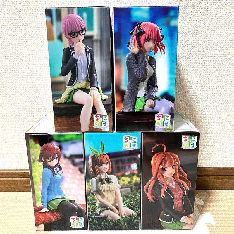 In Stock Original SEGA PM The Quintessential Quintuplets Nakano Ichika Nino Miku Yotsuba Itsuki PVC Anime Action Figures Toy