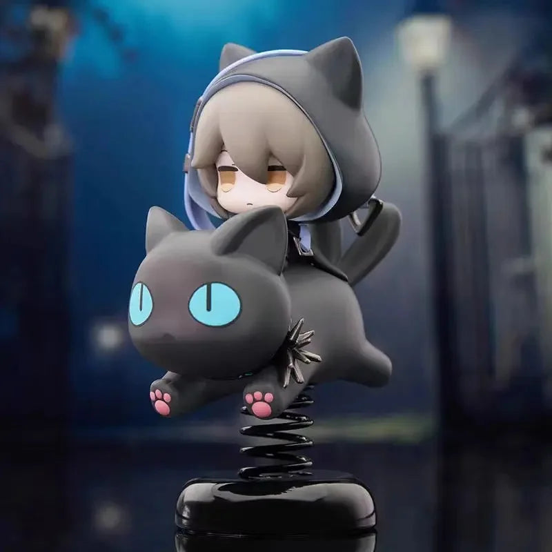 Hot Sale APEX-TOYS Arknights Happy Shake Phantom Q-version 10CM PVC Wobbler Anime Figure Collectible Gift Box for Boys Fans