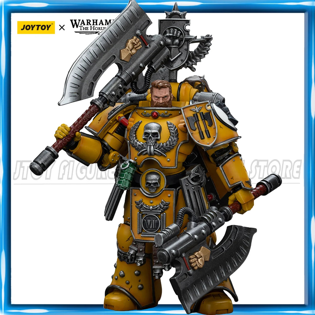 JOYTOY Warhammer 40K 1/18 Action Figure Imperial Fists Fafnir Rann Anime figures Toys Collection Model