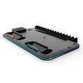 RGB светлина и 3 нива на турбо охлаждане със станция за зареждане на контролер за PS5/SLIM Digital/Disc с държач за слушалки 