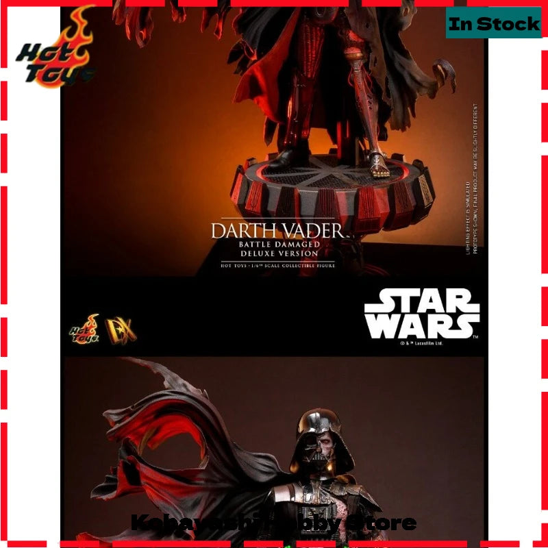 In Stock Hot Toys HT Darth Vader Damaged DX45 Deluxe Special Ver 1/6 Scale Star Wars Collectible Figure
