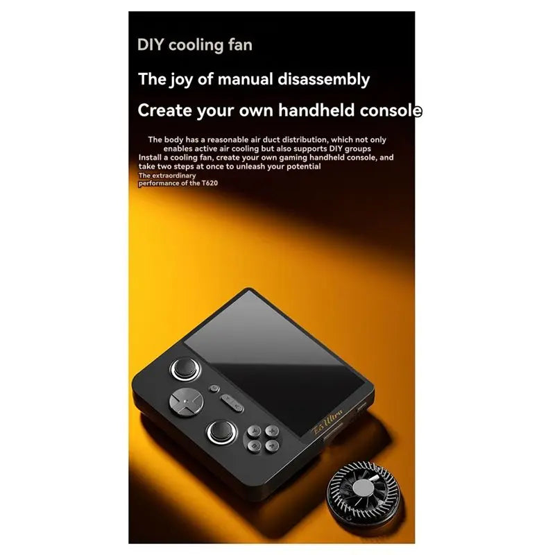 ABKN-E5 Ultra Game Console 5" 1280X720 60Hz IPS Touch Screen 5000Mah Battery Android Powered Handheld Consoles Hall-Effect Joyst