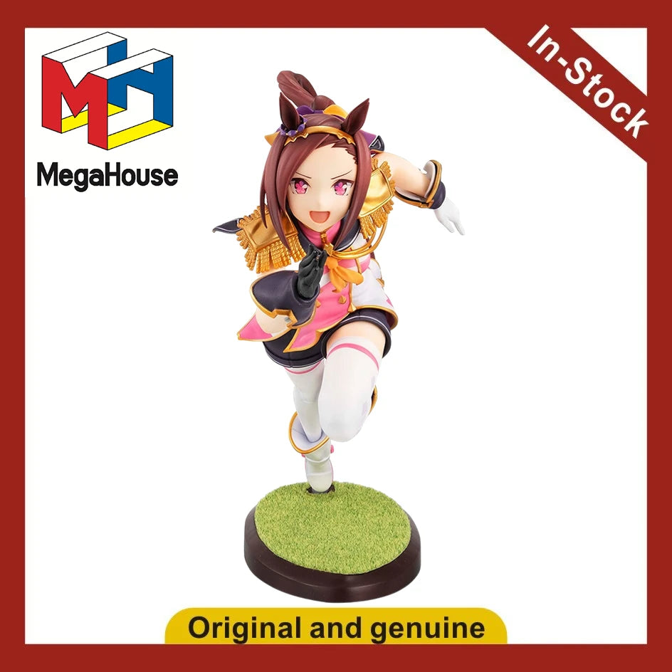 【UA】MegaHouse Lucrea Jockey Girl Cherry Blossom King Scale 1/7 Figure Model Toy Gift