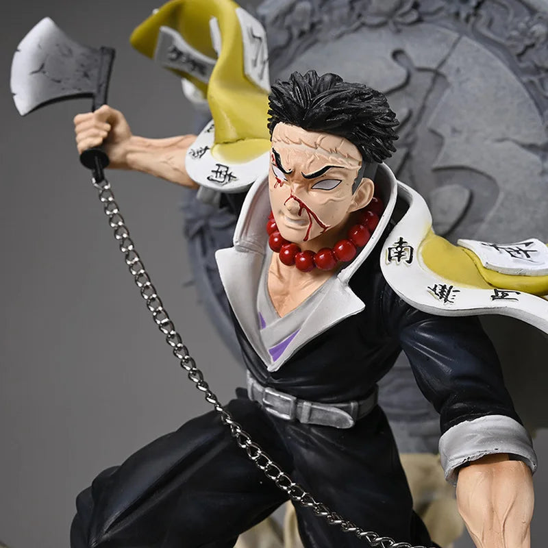 41 cm große Demon Slayer Himejima Gyomei Anime-Figur aus PVC, Modell GK, große Statue, Sammlerstück für Jungen, Schreibtischdekoration, Spielzeug, Geschenk