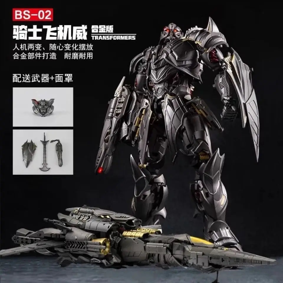 Black Mamba BS02 BS02S Transformation Galvatron Megotroun  Oversize KO UT R-03 Movie Alloy Action Figure Robot Deformation Model