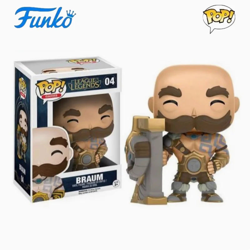 Jinx Action Figure Funko Pop League of Legends Series Vi Ekko Silco Figure Model Original Limited Edition Collectible Toy Gifts