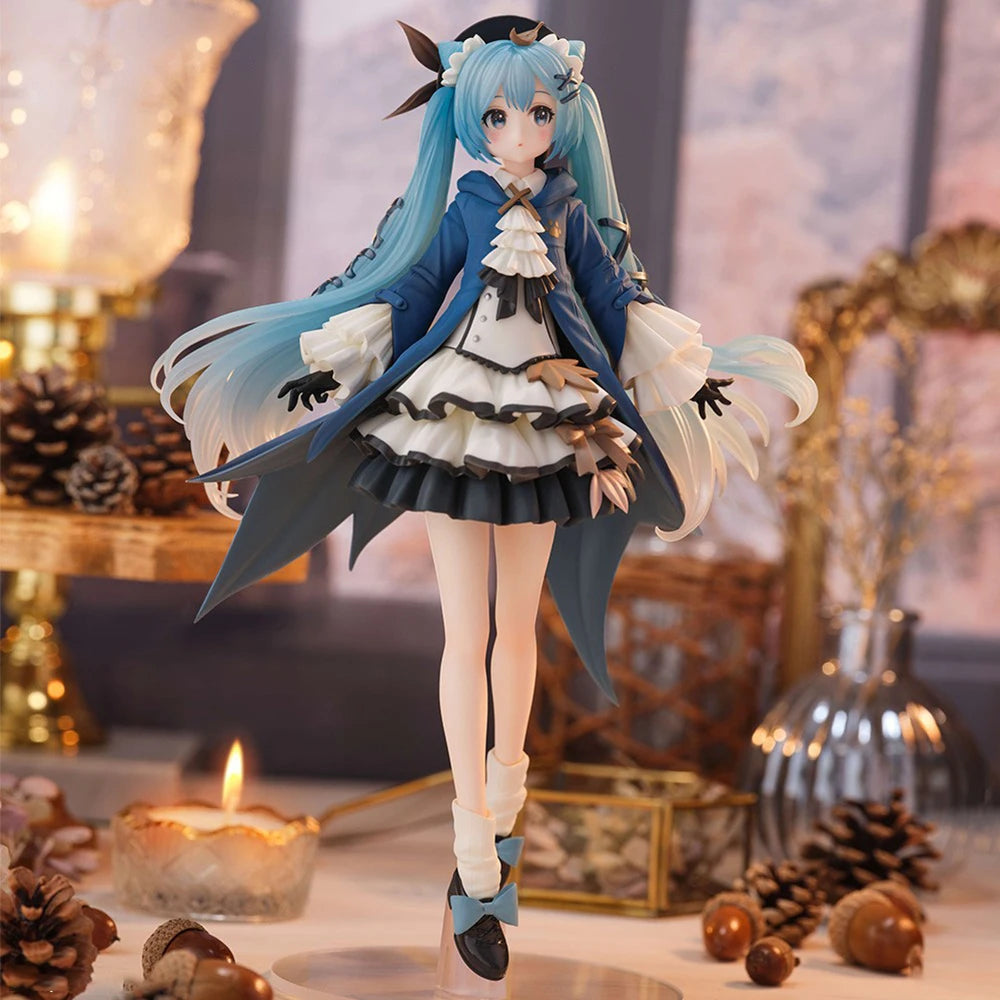 SEGA Original S-FIRE Hatsune Miku (Autumn Outing) Action Anime Figure PVC Model Decoration 22CM Collectible Toys In Stock