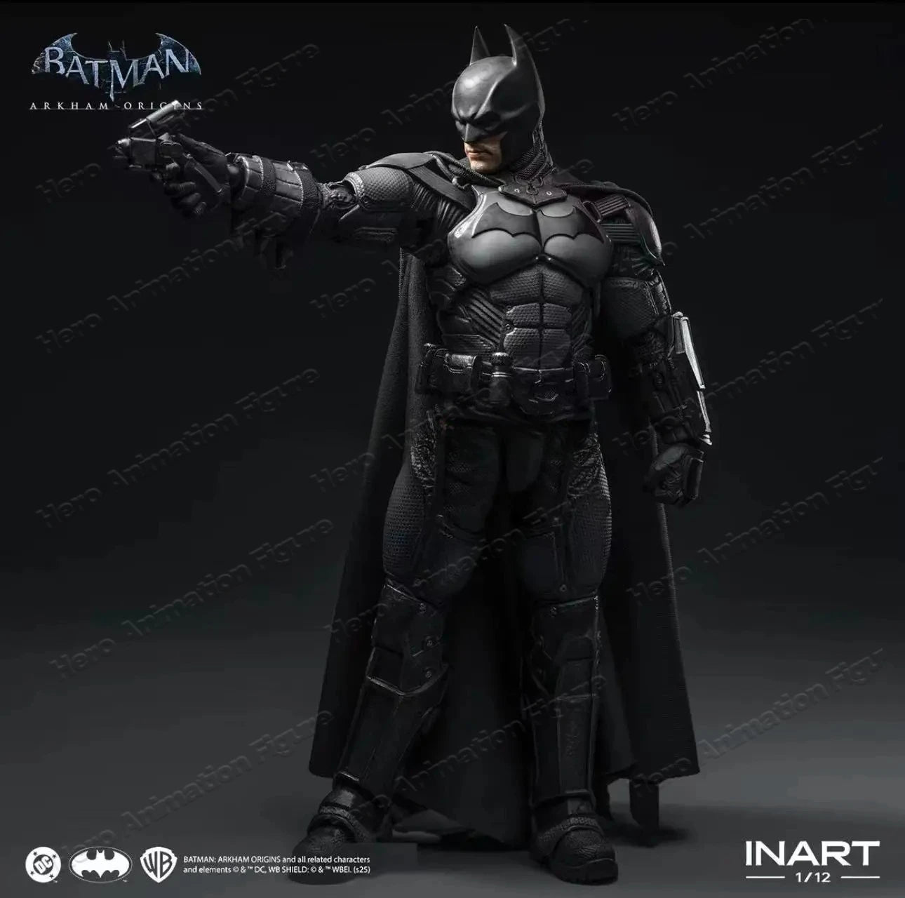 Out of stock INART "Batman: Arkham Origins" Batman 1/12 Action Figure Soldier Standard Edition