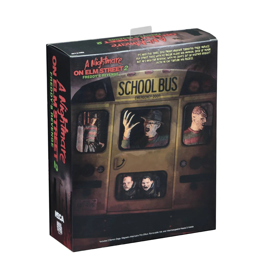 NECA Nightmare on Elm Street Ultimate Part 2 Freddy 7" Scale Action Figure (Freddy's Revenge) Model Doll Garage Kit