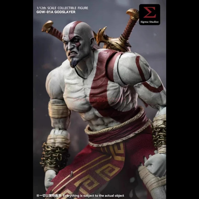 Sigma Studios Gow-01a 1/12 Collectible Toys Spartan Men Warrior Classic Action Adventure Aame Figure 6inch Model Gifts