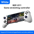 BSP D11 Telescopic Game Controller RGB Light Mobile Phone Gamepad with Turbo/6-axis Gyro/Vibration for Android iOS PS4 Switch IP