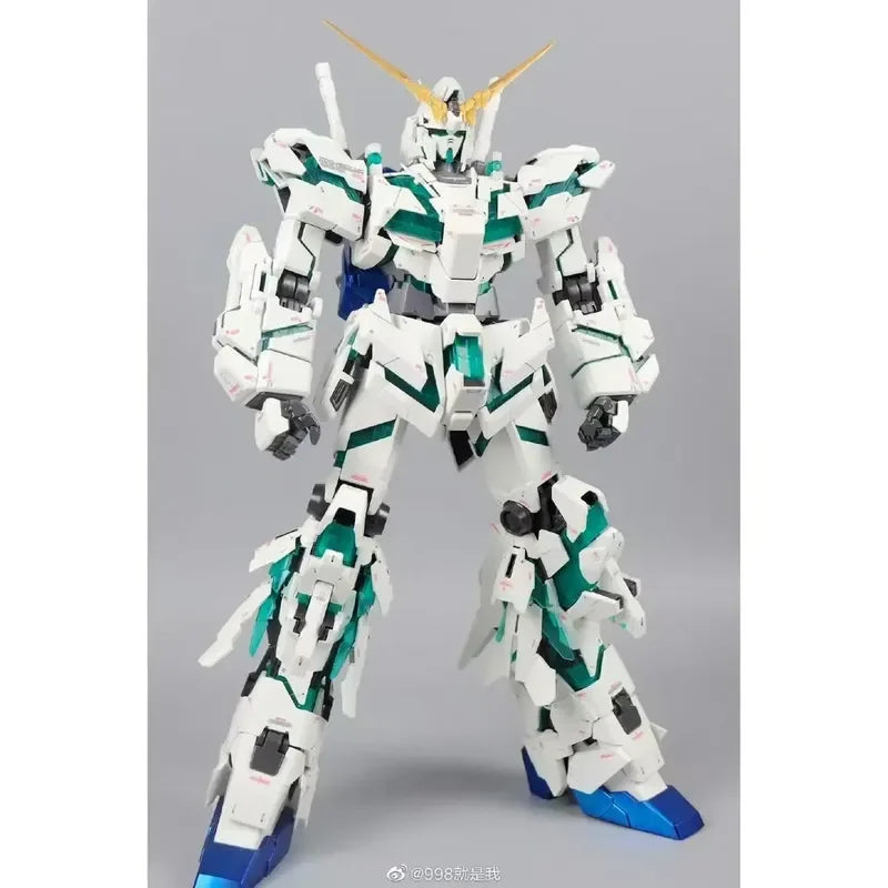 2025 New Daban Pg1/60 Unicorn Iv Final Battle Three Shields Water Decal Mecha Assembly Model Toy Collectible Action Figure Robot