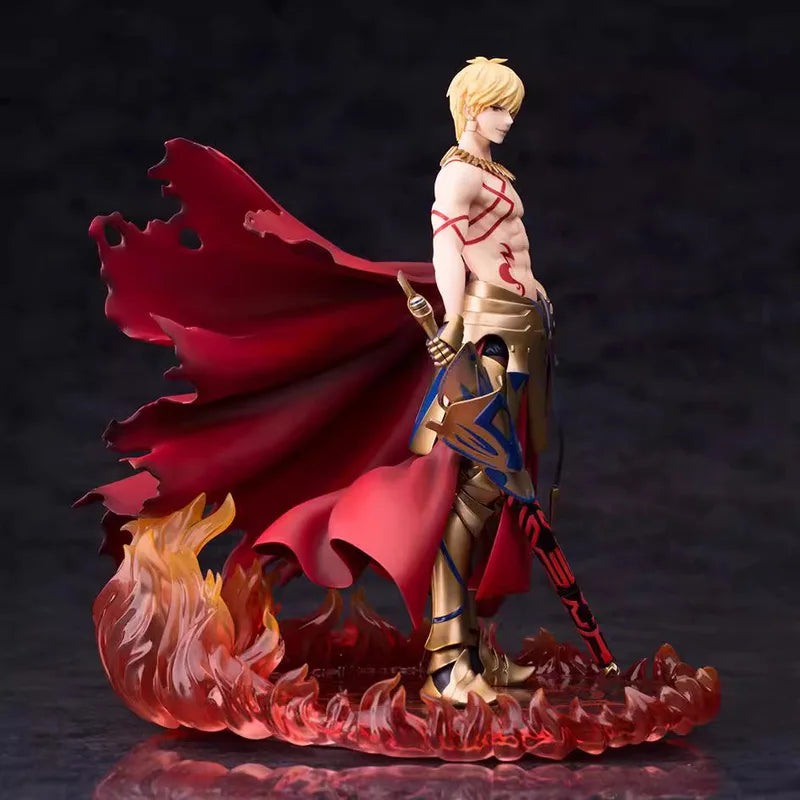 Anime Products Gilgamesh Aka From Fate/Stay Night 1/8 Action Figures Statue Box Handheld Desktop Decoration Model Boy Toy Gift